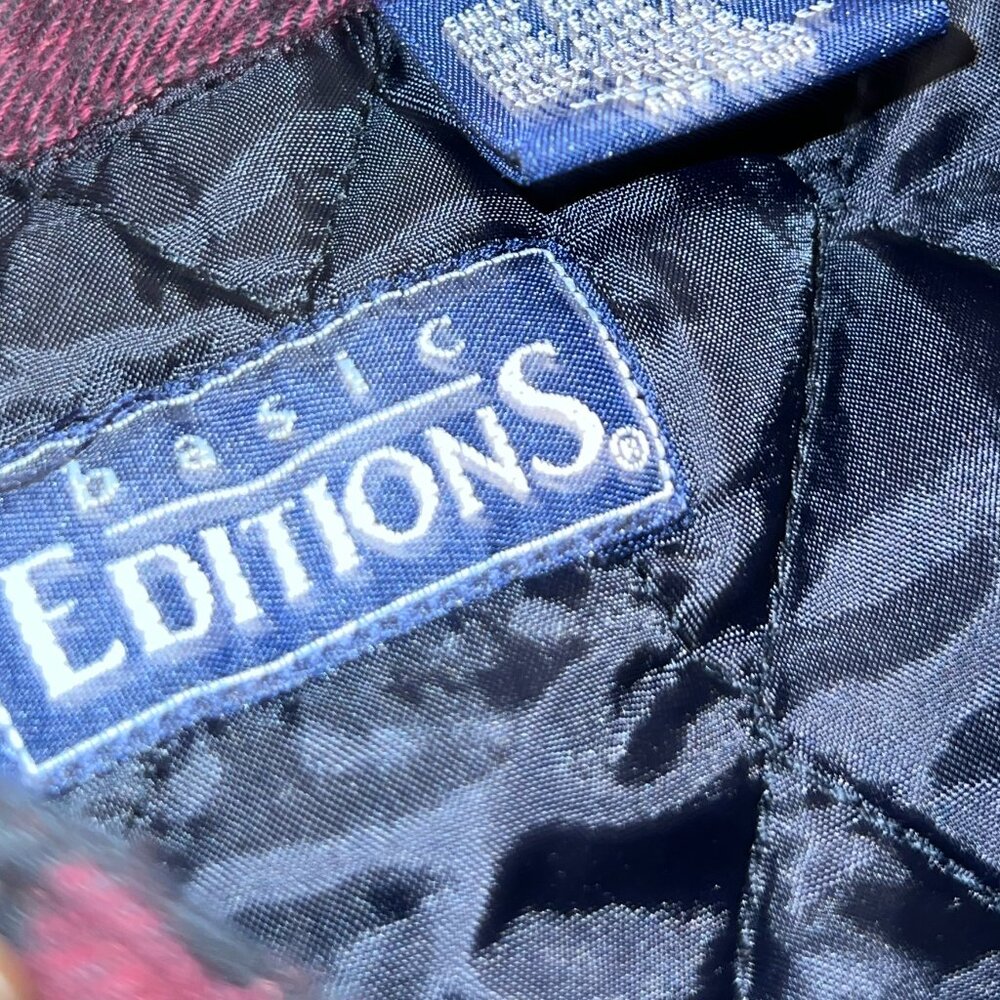 Vintage Basic Editions Lined Flannel Size Large M… - image 3